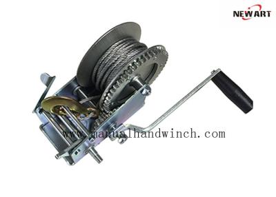 China 2500lbs Heavy Duty Hand Winch , General Purpose Winch For lifting / Boat Trailer for sale
