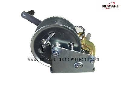 China 450kg small Hand Crank Winch 1000 Lb Portable manual Winch for sale