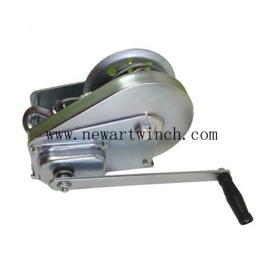 China Zinc Plated Marine Hand Winch 1800lbs For Lifting Industrial Area CE Approved for sale