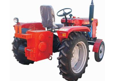 China Double Drum Tractor Drawn Winch , Walking Tractor Winch Machine for sale