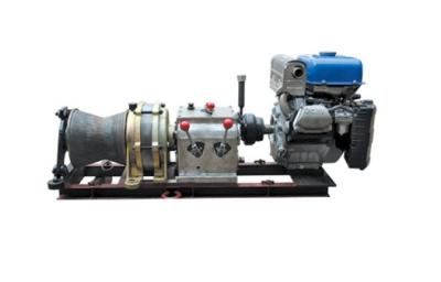 China Gasoline Diesel Powered Capstan Winch Honda Engine Electric Cable Powered Winch for sale