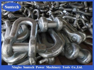 China Steel Pilot Wire High Strength Galvanized Shackle For Construction Works In Transmission Line for sale