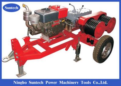 China JJCS-50 Tower Erection Diesel Engine Powered Cable Winch Puller for sale