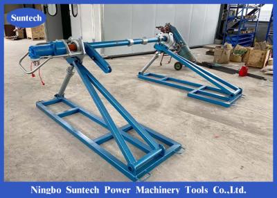 China Electrical Carrying Hydraulic Cable Drum Stand For Puller Tensioner for sale