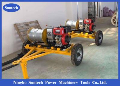 China Diesel Powered Wire Rope 5 Ton Winch Cable Puller for sale