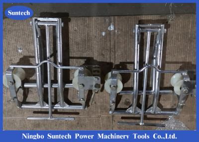 China carretilla de aluminio de la inspección de la polea acanalada 1kN para la línea de transmisión mantenimiento en venta