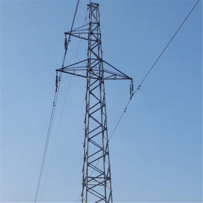 China Galvanised 33KV Transmission Line Steel Lattice Tower for sale