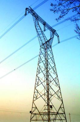 China 10 - 700KV HDG Lattice Transmission Steel Tower for sale