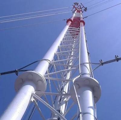 China Tres torre de la antena telescópica del tubo 138kv para el servicio para uso general en venta