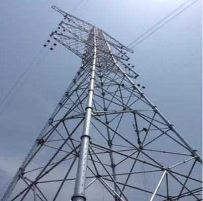 China Transmission Line Galvanized Steel Q355 / Q255 Guy Wire Tower for sale