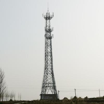 中国 テレコミュニケーションによって電流を通される鋼鉄Q355/Q255人ワイヤー タワー 販売のため
