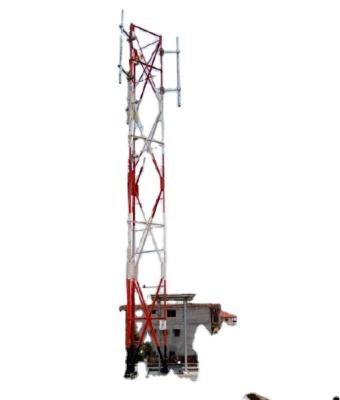 China Gsm Rooftop Electricity 10m Steel Antenna Tower Lattice for sale
