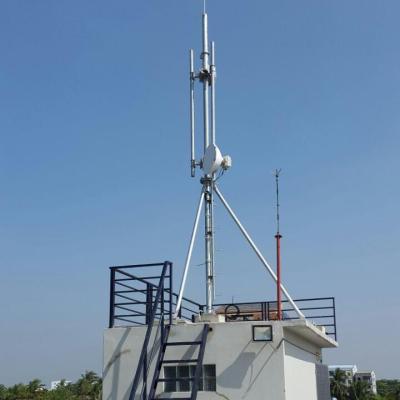 China Monopole Self Supporting Hdg Telecommunication Steel Tower Tubular for sale