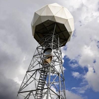 China 110KV Antenna Telecommunication Tower Galvanized Angular Steel Radar Structure for sale