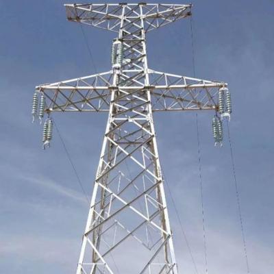 中国 Q355Bの鋼鉄送電線タワーは電力に電流を通した 販売のため