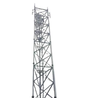 China Torre tubular de acero galvanizada de la inmersión caliente para la telecomunicación en venta