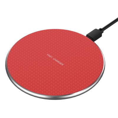 China 10W Ultra Thin Smartphone Wireless Charger 110 - 205KHz Qi Charger Pad for sale