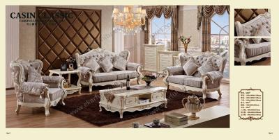China Luxury french style sofa set furniture / rococo sofa for sale