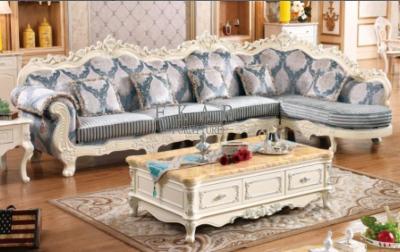 China Hot sale latest design large fabric corner sofa for sale