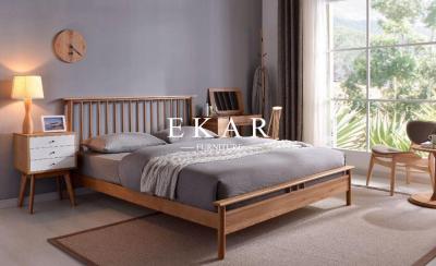 China Bed Room Set Modern Adult King Size European Style Wooden Bed for sale