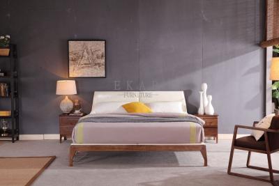 China Ekar furniture Modern European Design Wooden Furniture Bed for sale