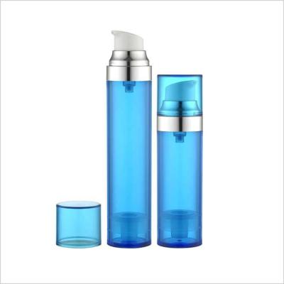 China 30ml 50ml Cosmetic Airless Bottle Single Layer SAN Airless Pump Packaging for sale