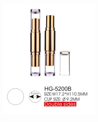China 2 in 1 der Lippenstift-Rohr-Rechtssachen-2 Schale Farbkreativer leerer Lippenstift-der Rechtssachen-9.2mm zu verkaufen