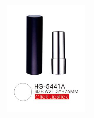 China Click Lipstick Tube Case Round Makeup Luxury Lipstick Tube Packaging for sale