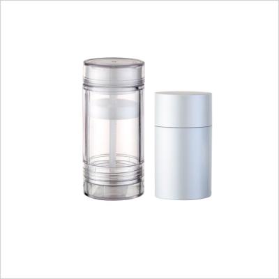 China Wax Solid Cream Oval Flat PCR Cosmetic Packaging Twist Up Deodorant Tubes for sale