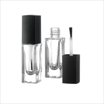 China Leere kosmetische Nagellack-Pumpflasche mit Deckel-Bürste 7.5ml Nagellack-Entferner-Glas-Flasche zu verkaufen