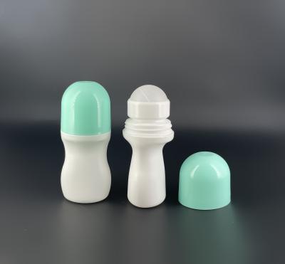 China Green Cap 50ml Roll On Bottles Volume Empty Plastic PP Material for sale