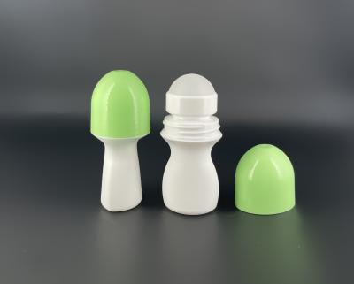 Китай Colored Cap Empty PP Plastic 50ml Roll On Bottles Customized Color продается