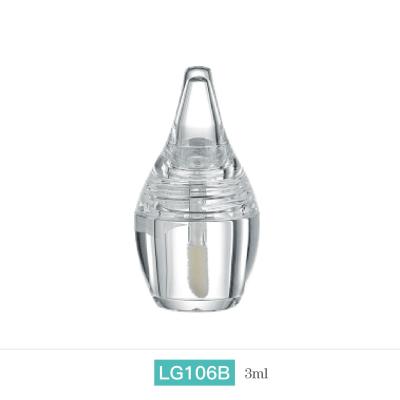 China SGS Certified Portable Lip Gloss Plastic Bottle Transparent 10000pcs en venta