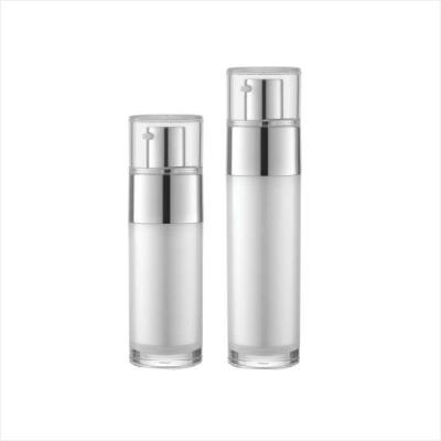 China 30ml 50ml Acrylic Airless Bottle  Double Wall Cosmetic Airless Pump Bottle Airless Lotion bottle for sale