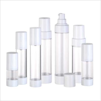 China 80ml 120ml Airless Bottle Packaging Rotary Airless Pump Bottle With Collar Base for sale