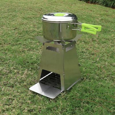 China Portable Camping Stainless Steel BBQ Grill with Not Coated Finishing and Folding Design for sale