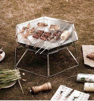 China Not Coated Finishing Stainless Steel Campfire Barbecue Stove for Customer Requirements for sale