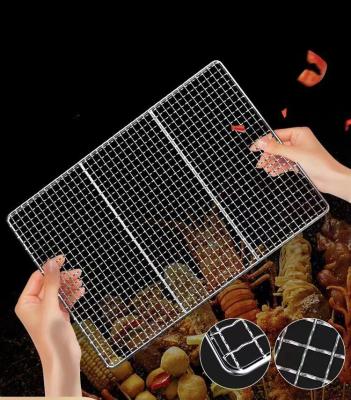 China Customized Size Galvanized Barbecue BBQ Cooking Stainless Steel Wire Mesh Woven Material for sale