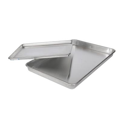 China 600*400*20mm Rectangular Round Edge Commercial Baking Cookware Oven Tray for sale