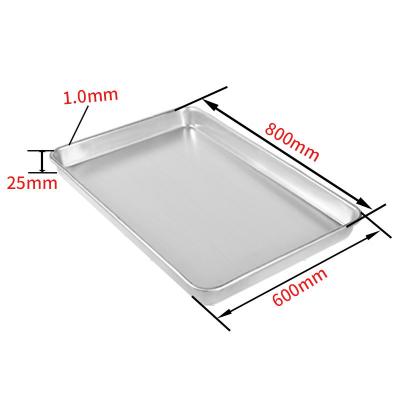 China Carbon Steel Aluminium Baking Trays Pans Set Durable and for 600*400MM / Customization for sale