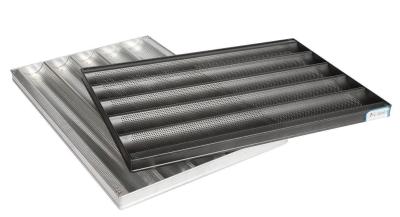China Aluminum Alloy Five-Groove French Baguette Grease-Proof Greased Baking Sheet Pan for sale