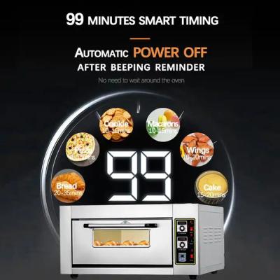 China Precise Baking Control Smart Control Independent Burner Gas Baking Commercial Stove And Oven for sale