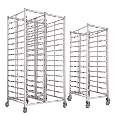 China Commercial Stainless Steel Multilayer Baking Tray Rack Bread Drying Rack With Wheels for sale