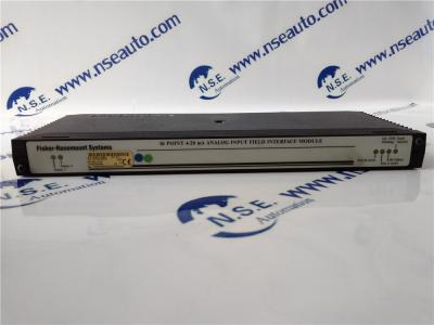 China FISHER-ROSEMOUNT 10P54040004 Analog Input Field Interface Module 10P54040004 for sale