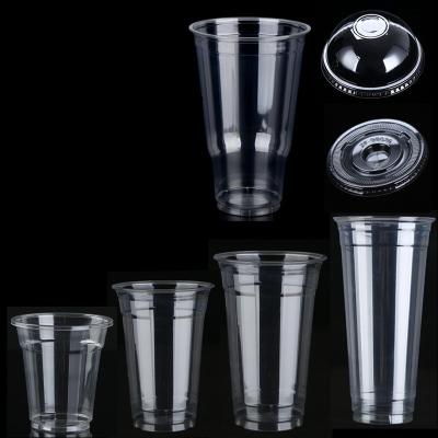 China Compostable PLA Plastic Cups 8oz 10oz 12oz 16oz 20oz 24oz for sale