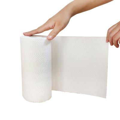 China Odorless Kitchen Tissue Paper Roll Biodegradable Compostable for sale
