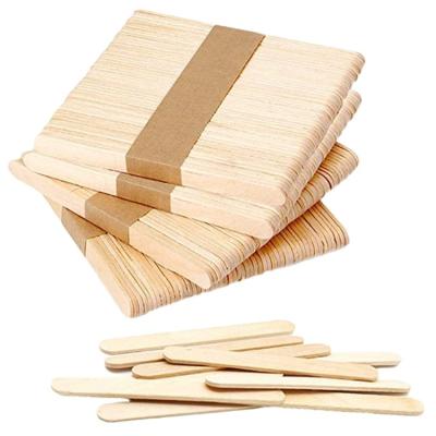 China Biodegradable Wood Popsicle Sticks for sale
