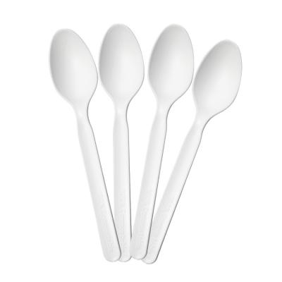 China White Biodegradable Plastic Cutlery , Compostable Eco Friendly Disposable Cutlery for sale