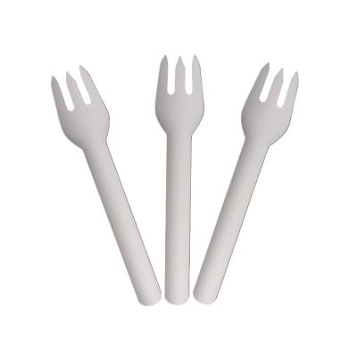 China Odorless Nontoxic Disposable Paper Forks , Restaurants Disposable Serving Utensils for sale