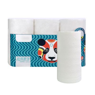 China Nontoxic Practical Kitchen Roll Tissue Paper , Sustainable Kitchen Towel Jumbo Roll for sale